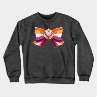 Lesbian Pride Power Crewneck Sweatshirt